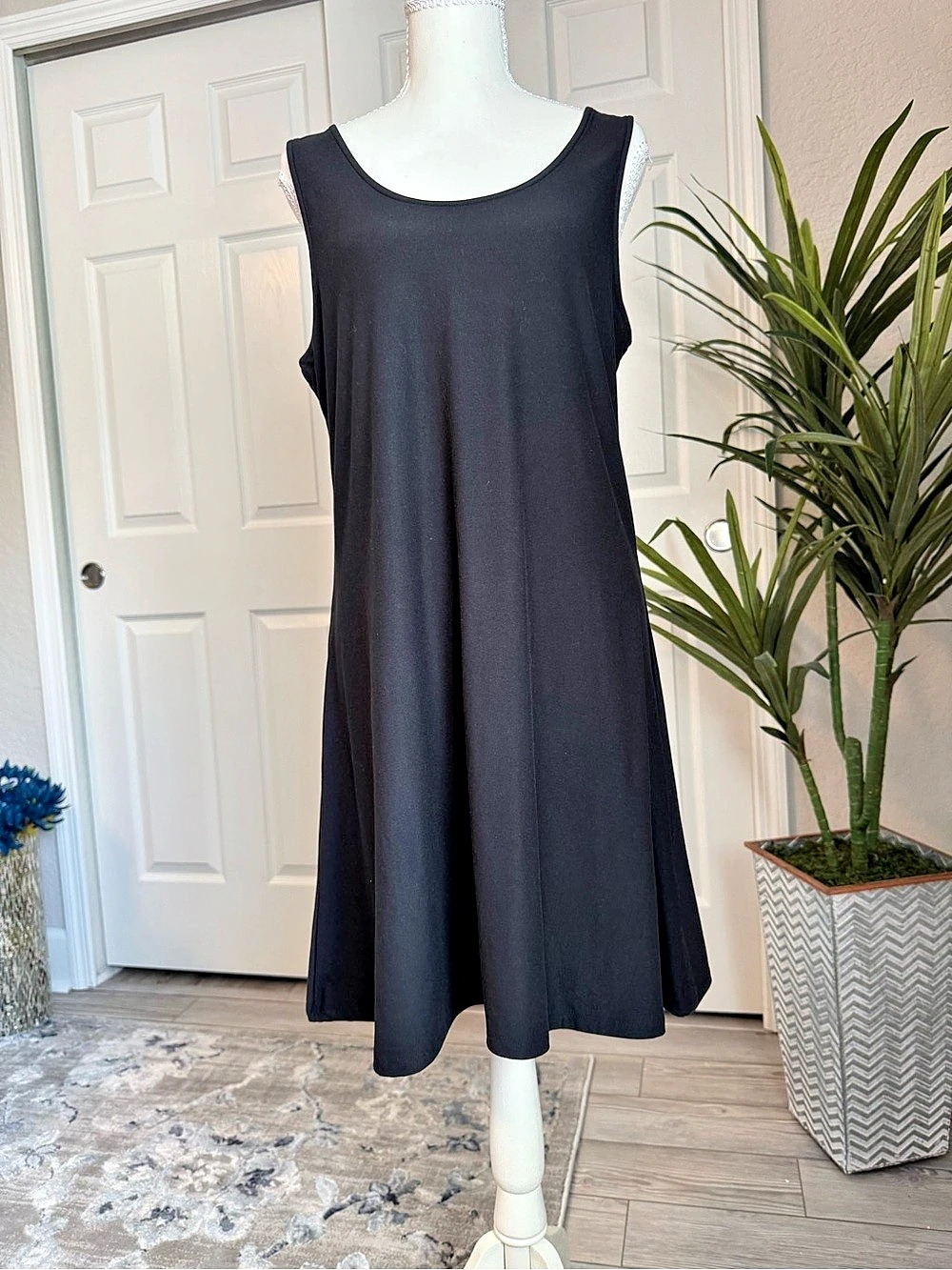 Mudd Little Black Tank-Top Dress Size Large New Without Tags